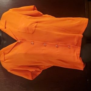 Silk button down shirt